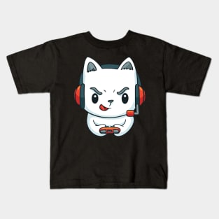 Gamer Cat | Gaming Kitten Kids T-Shirt